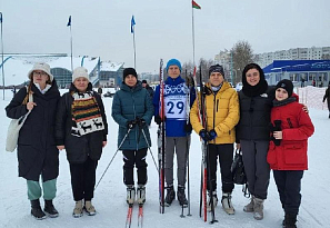 20 января прошли соревнования по лыжным гонкам
