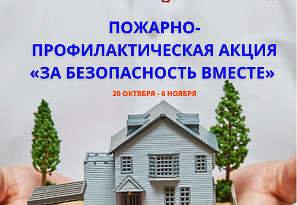 С 20 октября по 6 ноября проходит акция «За безопасность вместе»