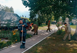 Субботник в филиале «Светлогорскэнергоремонт»