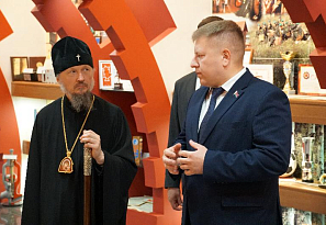 Митрополит Минский и Заславский Вениамин, Патриарший Экзарх всея Беларуси, посетил ОАО «Белэнергоремналадка»